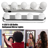 1 x RAW Customer Returns kyaoayo LED Makeup Mirror Lights Kit, Cordless Vanity Mirror Bulbs, Battery Powered Fill Lights, Hollywood Vanity Table Lights with Suction Cup Mount Perfect for Bathroom - RRP €18.04