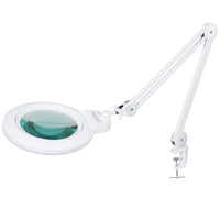 1 x RAW Customer Returns Neatfi XL Bifocals 1,600 Lumen Super LED Magnifier Lamp, 5 Diotter with 20 Diopters, Dimmable, 16W, 84 PCS SMD LEDs With Clamp, White  - RRP €169.18