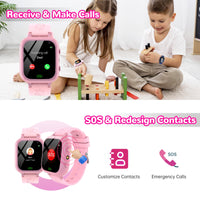 1 x RAW Customer Returns Fenamor Smartwatch Children, Smartwatch Children with SIM Card with Call Function, SOS, Camera, Music, Pedometer, Flashlight, Alarm Clock, Smartwatch with SIM Card Toy Gifts for 4-12 Years - RRP €39.99