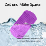 1 x Brand New Ice Cube Silicone Mold Pack of 2, GBAROZAM Silicone Ice Cube Tray Small Chocolate Mold Candy Mold Building Blocks Silicone Mold, 160 Compartments, 1cm Ice Cubes, Purple - RRP €20.4