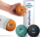 1 x RAW Customer Returns MindPanda Mind Body Gel Stress Ball for Adults - Hand Therapy Anti Stress Balls Squeeze Balls with Three Densities - Anxiety and Stress Relief - Grip Strengthening Hand Exerciser, Finger Trainer - RRP €21.99