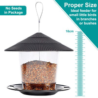 1 x RAW Customer Returns Zeqeey bird feeder wild bird feeding stations, bird feeder bird feeder, wild bird feeder for hanging for wild birds dunnocks sparrows, robins, small wild birds - RRP €22.99