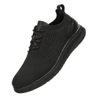 1 x RAW Customer Returns SVNKE Men s Suit Shoes Breathable Knitted Fabric Lace-Up Shoes Formal Modern Classic Casual Shoes Oxfords Wedding Shoes All Black 41 - RRP €51.99