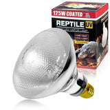 1 x RAW Customer Returns LUCKY HERP UVA UVB Heat Lamp Terrarium, 125W Reptile UVA UVB Lamp Terrarium, E27 UV Basking Spot Lamp for Turtle, Bearded Dragon, Lizard - RRP €34.27