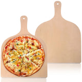 1 x RAW Customer Returns 2x pizza peel wooden pizza shovel 42 x 30 x 0.7cm pizza peel with handle, pizza peel rectangular for the grill or oven, bread peel pizza turner pizza accessories gift for men - RRP €15.99