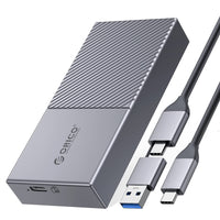 1 x RAW Customer Returns ORICO NVMe Enclosure 40Gbps for Thunderbolt 3 4, USB 3.2 3.1 3.0 2.0, USB-C, M.2 NVMe Enclosure for PCIe 2280 M-Key B M Key SSD, Aluminum M2 SSD Adapter up to 2800 MB s- M208GY - RRP €125.99