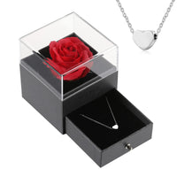 1 x RAW Customer Returns AFSTALR Eternal rose Infinity roses with red roses gift box, Eternal Rose gifts for women wife girlfriend enchanted real rose flower for Valentine s Day - RRP €18.99