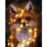 1 x RAW Customer Returns ZKSMNB Diamond Painting, 5D Diamond Painting Kit Fox, Full DIY Crystal Rhinestone Embroidery, Diamond Painting Pictures Adults Crafts for Home Wall Decoration 40 50  - RRP €20.4