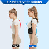 1 x RAW Customer Returns BraceTop Back Straightener Posture Corrector Back Women and Men, Light Breathable Bandage Back Support Shoulder Strap, Back Support Belt for Back Pain Relief - RRP €37.3