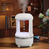 1 x RAW Customer Returns Anti-Gravity Water Drop Humidifier, Quiet Cool Mist Humidifier 500 ML, Aromatherapy Essential Oil Diffuser, Nano Mist, for Bedroom, Children s Room - RRP €32.99