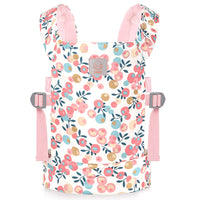 1 x RAW Customer Returns GAGAKU Doll Carrier Dolls Belly Carrier Doll Accessories Baby Carrier for Children Shoulder Straps Cross Front and Back 100 Cotton - Pink Plum, Over 3 Years - RRP €19.29