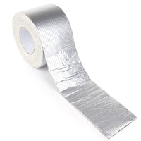 1 x RAW Customer Returns Aluminum Butyl Tape Waterproof Adhesive Tape 100mmx10Mx1.5mm T Butyl Sealing Tape Aluminum Foil Self-Adhesive Repair Tape for Sealing and Fixing Leaks, BOMEI PACK - RRP €29.23