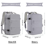 1 x RAW Customer Returns SZLX Large Travel Backpack Women, Ryanair Hand Luggage 40x20x25 Backpack 45x36x20 Easyjet with USB Port Backpack Waterproof Laptop Business Men Travel Backpack Hand Luggage Airplane with Shoe Compartment - RRP €66.99