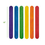 1 x RAW Customer Returns Comfy Package 1000pcs Colorful Jumbo Popsicles for Crafts - Ice Cream, Wax, Tongue Depressor, Wooden Craft Sticks - RRP €22.18