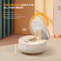 1 x RAW Customer Returns COLSUR Birthday Gifts for Women, 6 in 1 Wireless Charger with Mirror Lights, Alarm Clock, Bluetooth Speaker, Phone Holder, Thank You Gifts for Women Mom Girlfriend - RRP €39.99