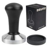 1 x RAW Customer Returns Ezebesta 58mm Coffee Tamper Black Aluminum Handle and 304 Stainless Steel Base Espresso Barista Stamp For Portafilter Coffee Machine Accessories - RRP €18.59