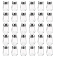 1 x RAW Customer Returns TOPZEA Set of 30 Salt and Pepper Shakers, Mini Salt and Pepper Shakers, Spice Shakers, Glass Kitchenware for Home, Wedding, Car, Camping, RV, Beach Vacation - RRP €29.99