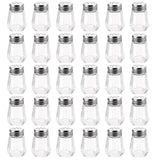 1 x RAW Customer Returns TOPZEA Set of 30 Salt and Pepper Shakers, Mini Salt and Pepper Shakers, Spice Shakers, Glass Kitchenware for Home, Wedding, Car, Camping, RV, Beach Vacation - RRP €29.99