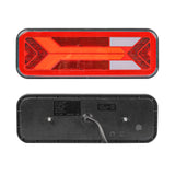 1 x RAW Customer Returns AOHEWEI 2pcs Trailer Tail Lights, 12V 24V Super Bright Waterproof Indicator Brake Reverse Fog Light Reflector Lamp for Trailer, Truck, Caravan, Van, Tractor - RRP €99.99