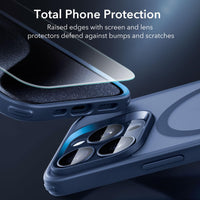 1 x RAW Customer Returns ESR for iPhone 15 Pro Case Set 5 in 1 , Translucent Matte Case with Screen Protector and Camera Protection, Compatible with MagSafe, Military Grade Protection, Classic Series, Frosted Blue - RRP €21.68