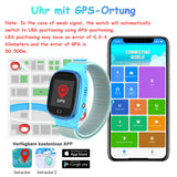 1 x RAW Customer Returns PTHTECHUS Kids GPS Smart Watch, Smartwatch Phone with GPS Tracker SOS Cellphone Touch Screen Pedometer Game Camera Voice Chat Alarm Clock Sports Watch for Boys Girls Student Christmas Gift - RRP €33.32