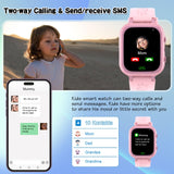 1 x RAW Customer Returns Ruopoem Smartwatch Kids with SIM Card, Children s Watch Phone with Call Function SMS 25 Games SOS Camera Music Alarm Clock Pedometer HD Touchscreen, Children s Smartwatch Gifts for Girls Boys - RRP €37.99