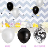 2 x Brand New Yisscen 60 Pieces Black Balloons, Balloons Confetti Black Balloons, White Latex Balloons, Helium Balloons, Used for Wedding Valentine s Day Girl Child Birthday Party Decoration - RRP €22.18