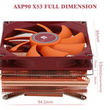 1 x RAW Customer Returns Thermalright AXP90-X53 CPU Fan for AM4 AM5 AM5 Intel 1700 1150 1151 1155 1155 1156 1200 Pure Copper  - RRP €39.99