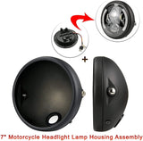 1 x RAW Customer Returns Woodpool for Motorcycle for Rear 7 Inch Modified for an LED for Covers - RRP €19.69