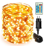 1 x RAW Customer Returns LED String Lights, Moobibear 50M 500Led Waterproof Copper Light Chains, Decoration Lighting for Christmas, wedding, party, home, balcony - RRP €32.99