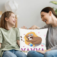 1 x Brand New Tarklanda Mom Gift Pillowcase Mom Decorative Pillowcase with Pockets Sloth Gift for Mom Gift for Christmas Mother s Day Birthday Pillowcase 45x45cm - RRP €9.83