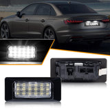 1 x RAW Customer Returns OZ-LAMPE LED license plate lighting for Au-di A1 S1 A4 B8 8K A5 A6 C7 S6 C7 A7 S7 Q5 RS5 Fecelift, license plate lights for VW GOLF6 7 Variant Plus SHARAN PASSAT Se-at Alhambra Sko-da Fabia Oktavia - RRP €20.99