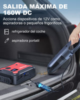 1 x RAW Customer Returns BuTure Booster Battery Voiture.3500 A, 26800 Mah Booster Battery Avec Compresseur Plein GAZ Ou 8.0 l Diesel , Gonfleur lectrique 150 Psi, Compresseur d air Portable Avec Prises 160 WCC - RRP €32.4