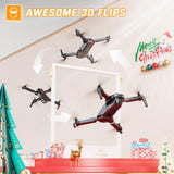 1 x RAW Customer Returns Heygelo S90 Drone with Camera 1080P for Children, Foldable Mini Drone with 2 Batteries Long Flight Time, FPV Live Transmission, App Control, Headless Mode, 3D Flip, RC Drone Children s Toy for Beginners - RRP €56.84