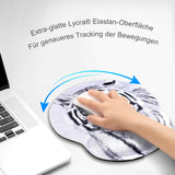 1 x RAW Customer Returns AOKSUNOVA Mouse Pad with Ergonomic Gel Wrist Rest Design MB-058-1 - RRP €15.12