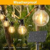 1 x RAW Customer Returns GLUROO LED fairy lights outdoor solar, 9M fairy lights light bulb with 4 lighting modes, 15 1 bulbs, fairy lights outdoor power waterproof for home, patio, party - RRP €29.5