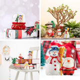 30 x Brand New SALLYFASHION Mini Resin Christmas Ornaments 15pcs Mini Christmas Ornaments Santa Claus Christmas Tree Snowman for Decoration DIY - RRP €332.7