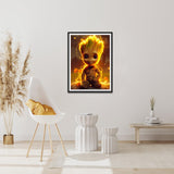 4 x Brand New CEOVR Diamond Painting Kit,Groot Diamond Painting Adult,Animated Diamond Painting Cross Stitch Embroidery,30x40cm Sheets Diamond Painting Art,Anime Groot Diamond-painting,Decoration - RRP €36.24