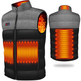 1 x Brand New Tonfarb Heated Vest, Heating Vest Men with 4 Heating Zones 3 Temperature Levels, Electric USB Heated Vest for Outdoor Fishing Skiing Battery Not Included  - RRP €59.99