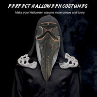 1 x RAW Customer Returns Plague Doctor Mask - Plague Doctor Bird Mask - Long Nose Bird Beak Steampunk Halloween Carnival Costume Props Mask Festival Party Dress Up Cosplay - RRP €13.87