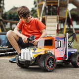 1 x RAW Customer Returns Cream Kids Remote Control Car, 2.4GHz 1 16 Proportional 4WD 40km h Hobby RC Car Offroad Monster RC Truck, Waterproof RC Truggy RTR Off-Road Toy Red  - RRP €50.57