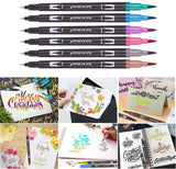 3 x RAW Customer Returns Bonala Brush Pen Set, 132 Double Tip Brush Pens Felt Pens for Adults for Calligraphy Painting, Sketching, Painting for Adults - Gift for Children - RRP €93.36