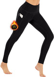 1 x RAW Customer Returns Ewedoos Women s Thermal Leggings with Pockets Lined Sports Leggings Women s High Waist Thermal Underwear Warm Sports Trousers Running Trousers for Fitness Running Hiking - RRP €25.2