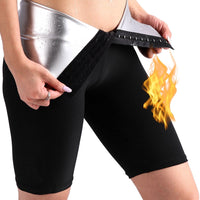 5 x Brand New Nano Hertz Sauna Shorts Slimming Running Jogging Pants Thermal Sweating Pants Women Black XXXL - RRP €95.7