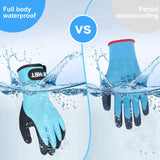 1 x RAW Customer Returns HPHST Winter Work Gloves Waterproof Thermal Winter Warm Assembly Gloves Winter Work Gloves Work Double Layer Nylon Insulated Gloves Blue, L  - RRP €15.12