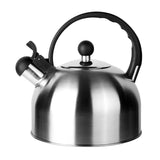 1 x RAW Customer Returns ROSSETTO kettle tea kettle 2.5 liters made of high-quality stainless steel rust-proof induction kettle tea maker with whistle, suitable for all types of stoves, classic whistling kettle - RRP €23.18