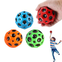 2 x Brand New Atsmoce 4 Pcs Super High Bounce Astro Jump Ball Bouncing Balls Space Ball High Bounce Lightweight Foam Ball, Diameter 6.6cm, Weight about 48g piece, Fun Gift for All Ages - RRP €40.8