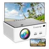 1 x RAW Customer Returns Video Projector, 5G WiFi Bluetooth Full HD 1080P 4K Projector Support Movie Projector 10000L Oudoor Portable Mini Projector Compatible with TV Stick Laptop Tablet PC HDMI USB TF DVD - RRP €73.84