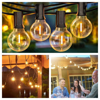 1 x RAW Customer Returns LED fairy lights outdoor power, 20 m fairy lights outdoor light bulbs outside with 32 1 G40 bulbs IP44 waterproof, indoor outdoor fairy lights for weddings, garden, terrace, party - RRP €32.0