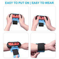 1 x RAW Customer Returns FYOUNG Wristband for Just Dance 2024 2023 2022 2021, 2 Pack Adjustable Elastic Wristbands for Zumba Compatible with Nintendo Switch Switch OLED - Black - RRP €21.17